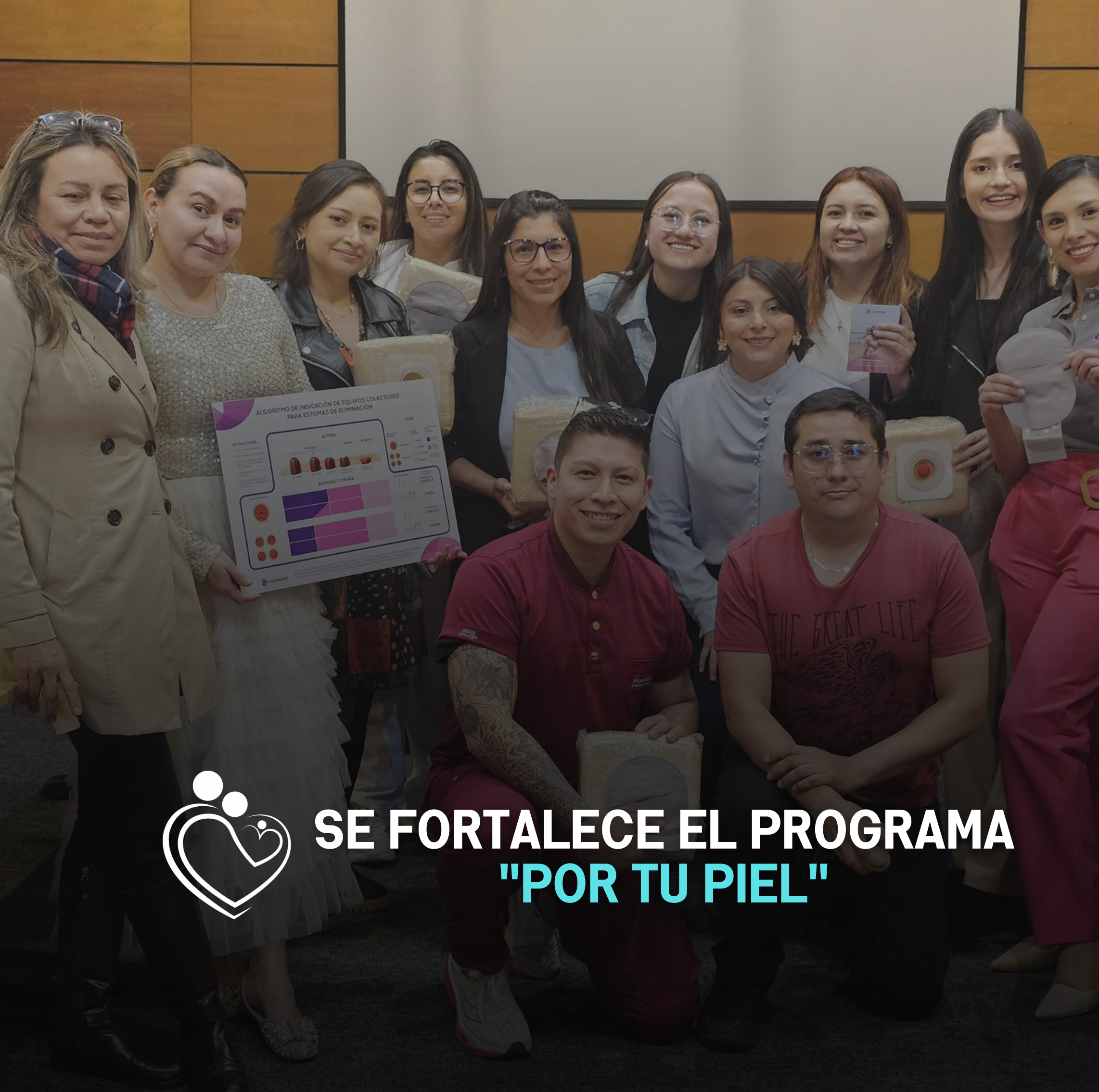 Con la exitosa  VIII Jornada Especializada en Terapia Enterostomal», Por tu Piel sigue creciendo.