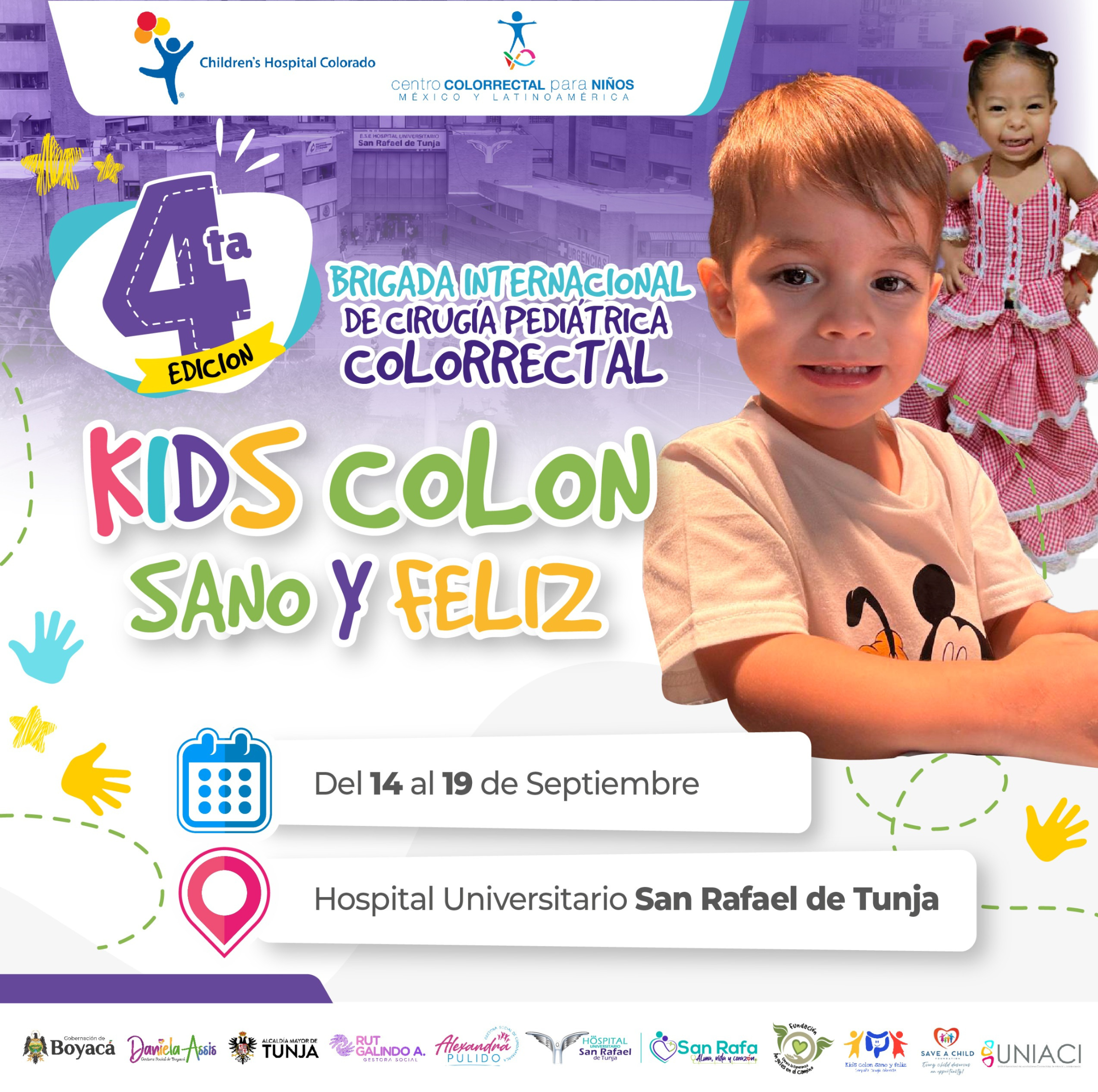 Llega la 4.ª Edición de la Brigada Internacional de Cirugía Pediátrica Colorrectal: «Kids Colon Sano y Feliz».