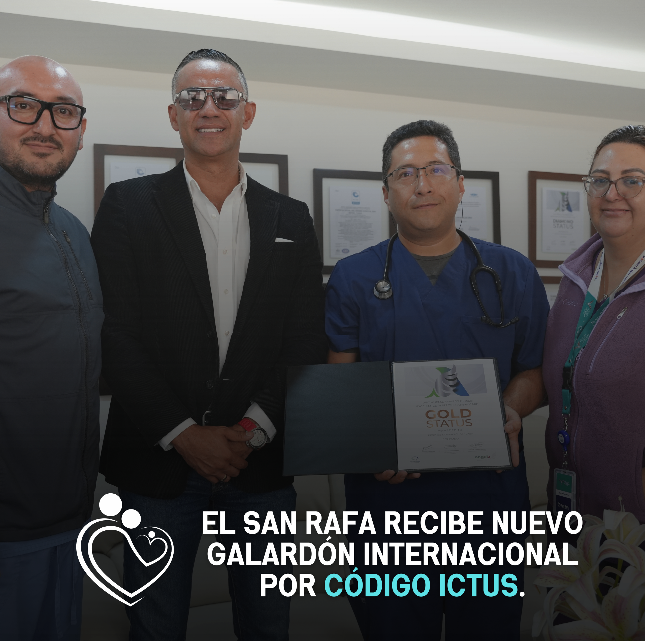 Reconocimiento a nuestro San Rafa, consolida la calidad en atención cerebrovascular